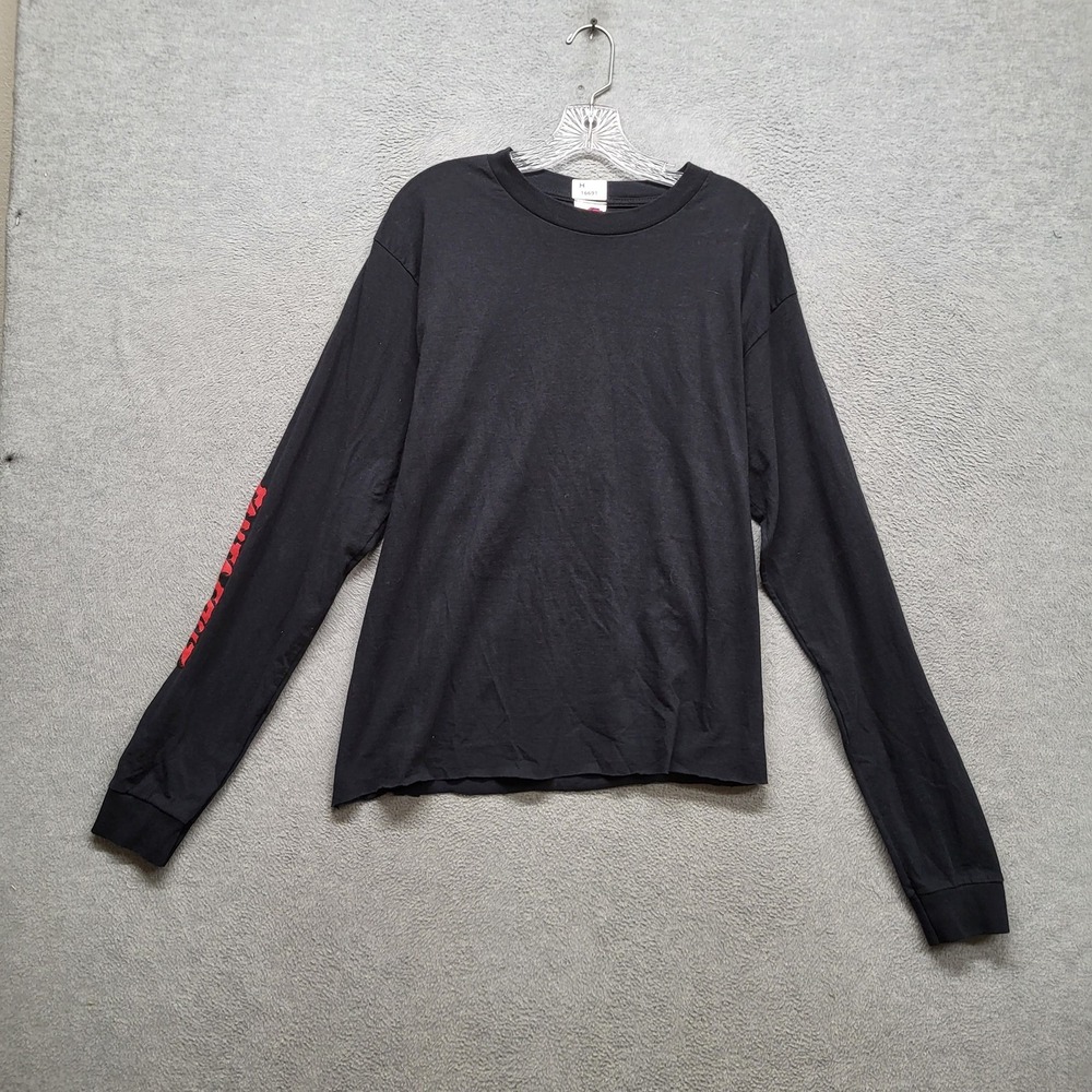 VINTAGE Santa Cruz Men Women M Black Graphic Screaming Hand Skater 90s Y2K READ